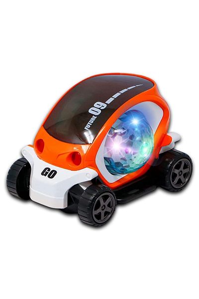 rexa Futuristic Light-Up Stunt Car Toy - Electric Driving Vehicle with Dynamic Effects