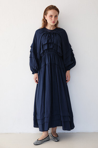 Melike Tatar Φόρεμα με στρώσεις βουάλ 6-5135