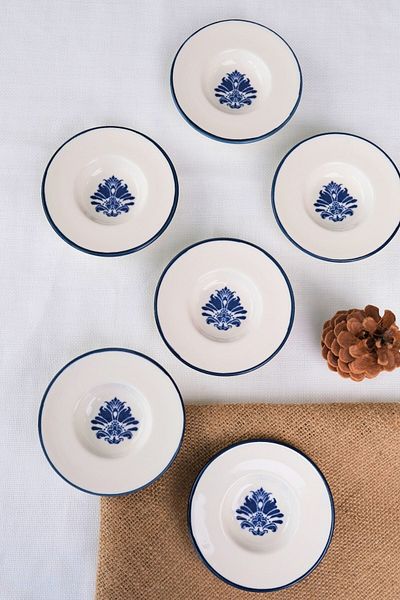 tabakevi Plate House Porcelain Stella Tea Plate Set 12cm 6 Pieces Bns6Ctprs1214