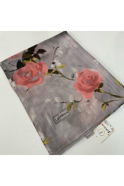 locella Βαμβακερό σάλι Voile LWD0304