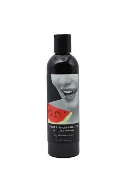 Earthly Body زيت تدليك صالح للتذوق نباتي 100% بالبطيخ ٢٣٧مل