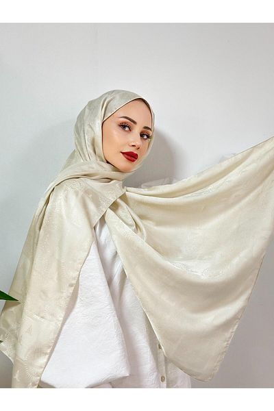 Pull Scarfs Μοτίβο Shine Torch - Κρέμα