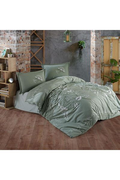 NufJoy 100% COTTON RANFORCE Bed Linen, 4 Pieces, King Size, Bed Sheet 240x260 cm, Premium Quality