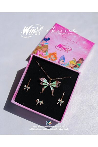 Reorah Collection Winx Club® Aisha Enchantix Fairy Wings Set Altın Kaplama