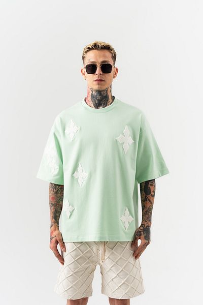 go gang own Μπλουζάκι με λεπτομέρεια κεντήματος Starpiece Oversize