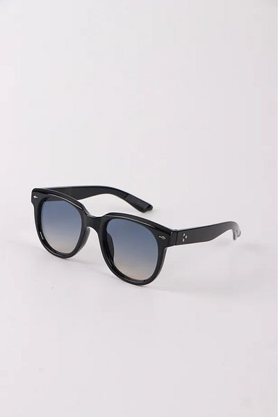 MACERATİ Oval Unisex Black Sunglasses