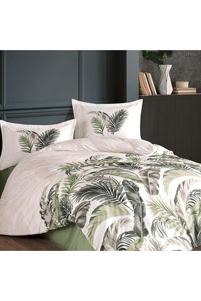 NufJoy 100% COTTON RANFORCE Bed Linen, 4 Pieces, King Size, Bed Sheet 240x260 cm, Premium Quality