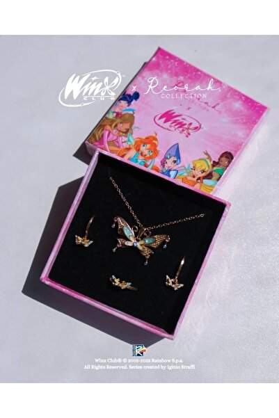 Reorah Collection Winx Club® Bloom Enchantix Fairy Wings Set Altın Kaplama