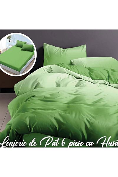 NufJoy Finet Cotton Linen 6 pieces Enjoy Life Fitted sheet for mattress 160x200 cm or 180x200 cm