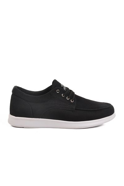 AYAKMOD Black White Linen Lightweight Men's Casual Shoes 023 m
