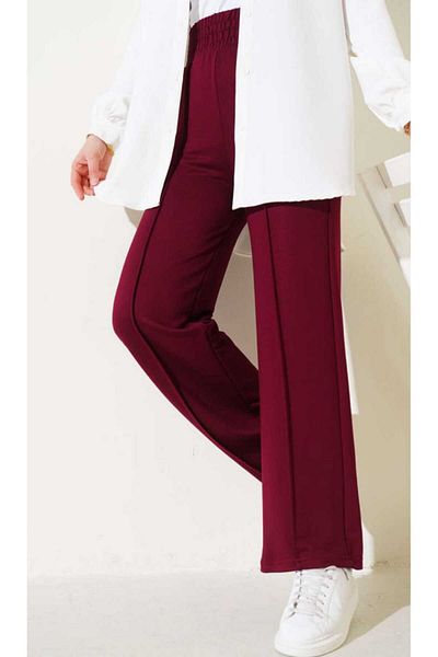 Smymoda Women's Two-Thread High Waist Casual Pants