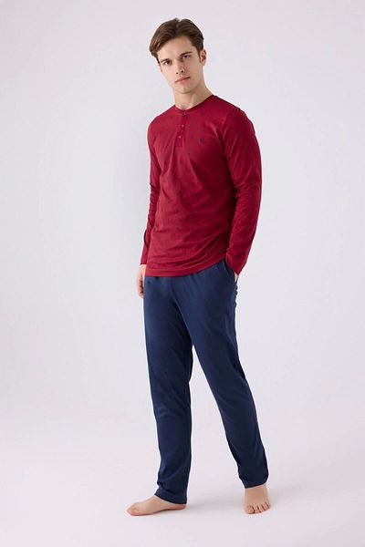 Arnetta Men's Double Suit - Claret Red