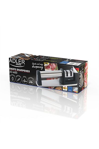 Adler Intenso Ascuțitor cuțite Adler AD 4489, 2 faze, Negru/Inox