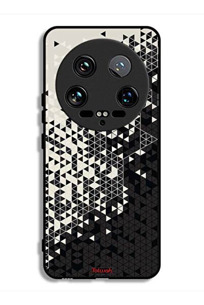 Tolwak غطاء حماية لهاتف شاومي 14 ألترا بنمط مثلث فني رقمي