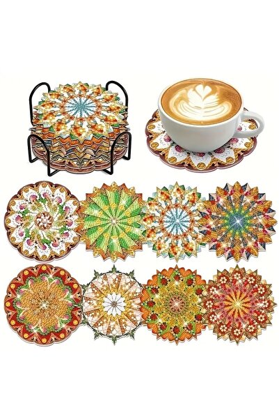 BGA ELMAS BOYAMA BARDAK ALTLIĞI SETİ EĞLENCELİ ELMAS BOYAMA SANATI