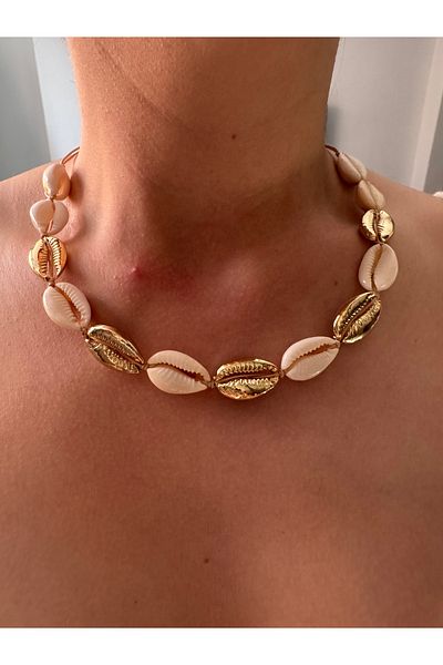 Petra Jeweils Cowrie Shell Mixed Necklace