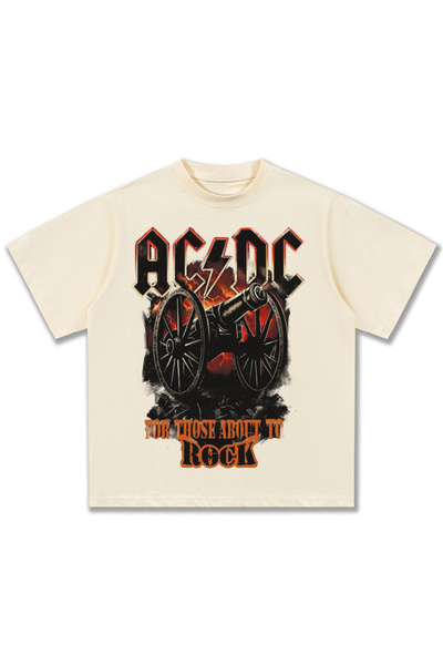 nrage Modni print sa motivom benda ACDC