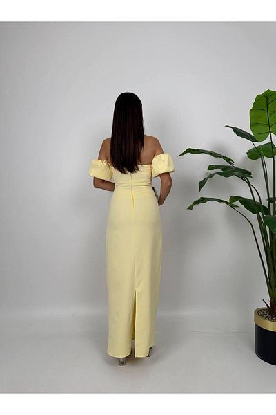 MODA DURAĞI Stone Detail Atlas Dress 2051