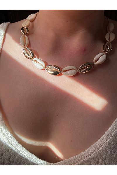 Petra Jeweils Cowrie Shell Mixed Necklace