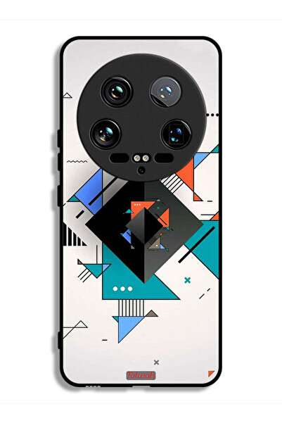 Tolwak غطاء حماية فائق لهاتف شاومي 14 بتصميم مربع ومثلث ونمط تجريدي