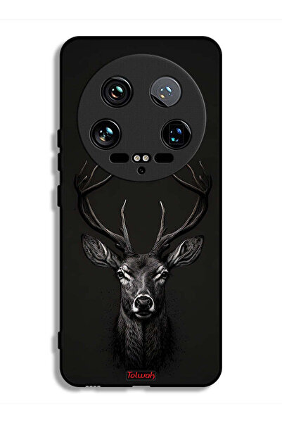 Tolwak غطاء حماية فائق لهاتف شاومي 14 بتصميم غزال رقمي