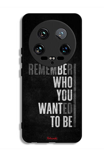 Tolwak غطاء حماية فائق لهاتف شاومي 14 تذكر من أردت أن تكون