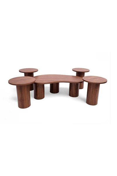 DEC15 Service table set with a streamlined design and harmonious colors