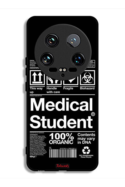 Tolwak غطاء حماية فائق لهاتف شاومي 14، ملصق طالب الطب