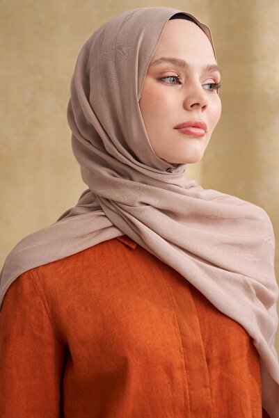 ARMANDA BEJ Pamuk Modal Aden Desen Şal 3355
