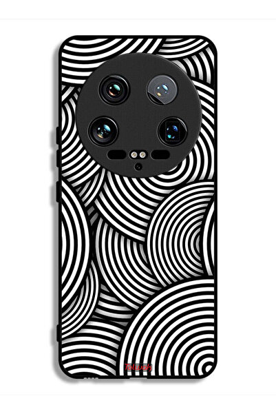 Tolwak غطاء حماية فائق لهاتف شاومي 14 بنمط دوائر وهمية