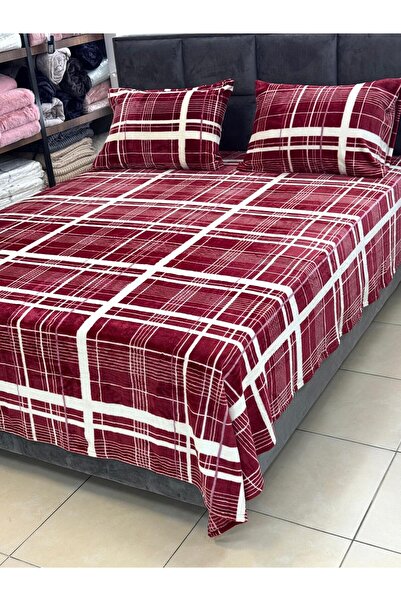 BERRY Concept Mila Blanket Set 220/240 cm Tkebt Claret Red