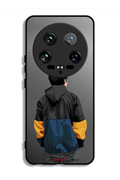Tolwak غطاء حماية فائق لهاتف شاومي 14 بتصميم صورة فنية لولد