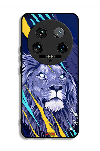 Tolwak غطاء حماية فائق لهاتف Xiaomi 14 بتصميم الأسد الملك