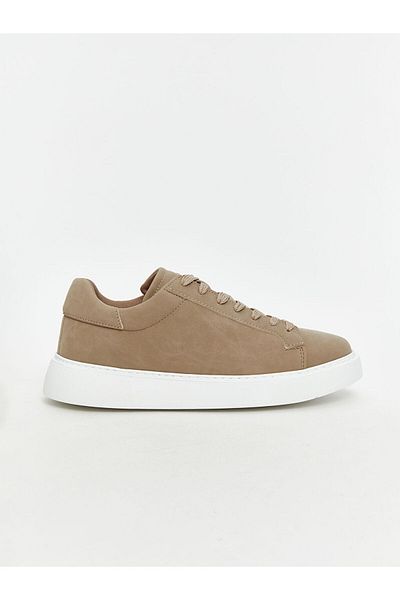 LC Waikiki Beige Lace-Up Men's Sneakers