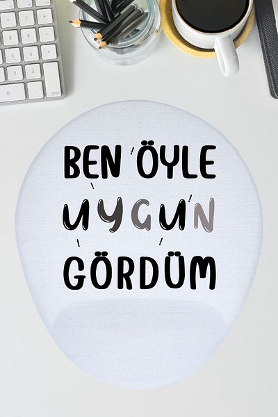 qoeuyl boutique I Look so Suitable Text Printed Fun Gift Wrist Supported Oval/Rectangular Mousepad