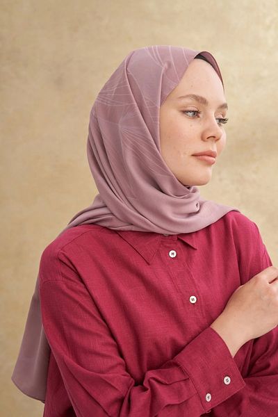 ARMANDA Dusty Rose Felore Pattern Shawl 3356