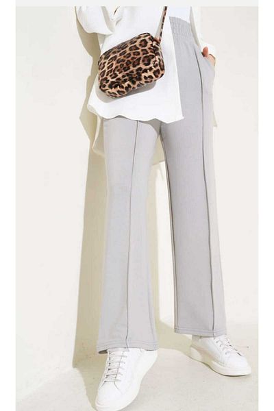 Smymoda Women's Two-Thread High Waist Casual Pants