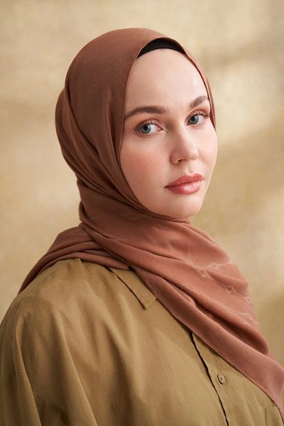 ARMANDA Tile Cotton Modal Aden Pattern Shawl 3355