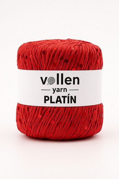 vollen yarn Platinum Sequin Knitting Yarn, Shiny Lurex Crochet and Skewer Compatible Wool
