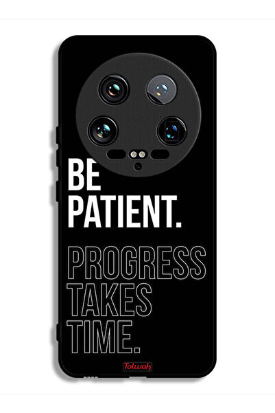 Tolwak غطاء حماية فائق لهاتف Xiaomi 14 كن صبورًا فالتقدم يستغرق وقتًا