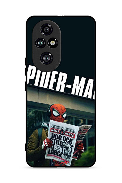 Tolwak غطاء حماية لهاتف Honor 200 Pro 5G بتصميم سبايدرمان وقراءة جريدة