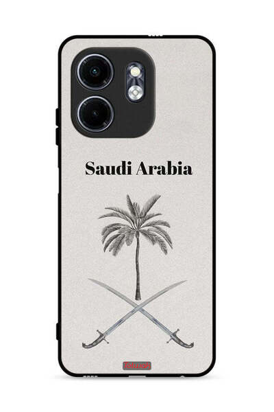 Tolwak غطاء حماية لهاتف Infinix Hot 50i 4G، لوحة فنية لعلامة المملكة العربية ...