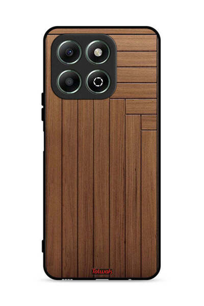 Tolwak غطاء حماية لهاتف Honor X6b 4G بنمط باب