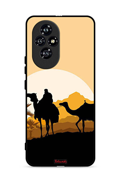 Tolwak غطاء حماية لهاتف Honor 200 5G برسومات جمال في الصحراء
