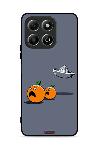 Tolwak غطاء حماية لهاتف Honor X6b 4G بتصميم فني رقمي بسيط وفكاهي