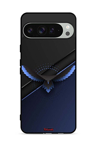 Tolwak غطاء حماية لجهاز Google Pixel 9 Pro XL بتصميم فن تجريدي رقمي من Eagle