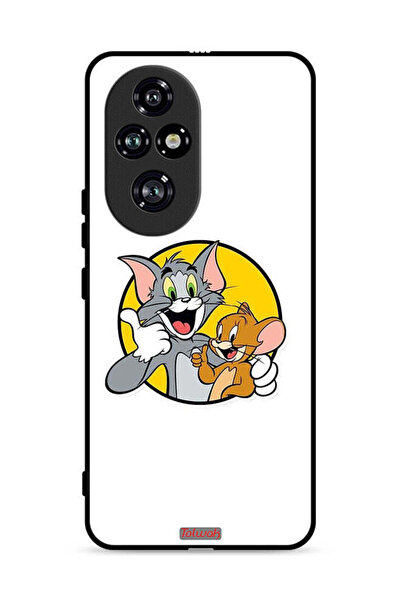 Tolwak غطاء حماية لهاتف Honor 200 Pro 5G بتصميم توم وجيري