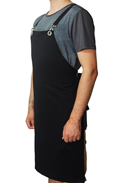 Ant Rotagrup Üniforma ve İş Elbiseleri Cross Tie Pocketless Black "Cross - Back" Kitchen Restaurant Chef Apron