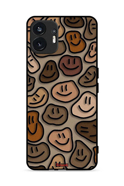 Tolwak Nothing Phone (2) 5G Protective Case Cover Smiley Faces Art