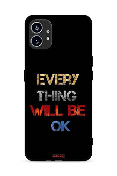 Tolwak غطاء حماية لهاتف Nothing Phone (1) 5G كل شيء سيكون على ما يرام